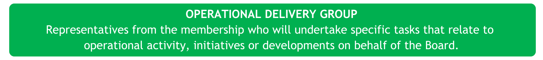 Operational delivery group BP