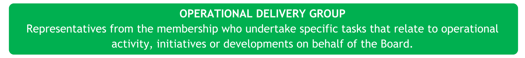 Operational delivery group BP